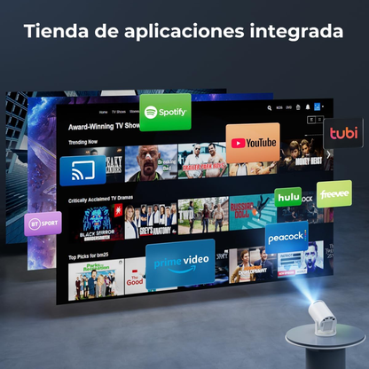 Proyector 4K + Wifi + Bluetooth