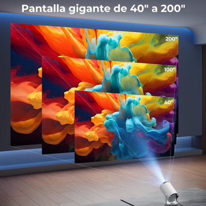 Proyector 4K + Wifi + Bluetooth